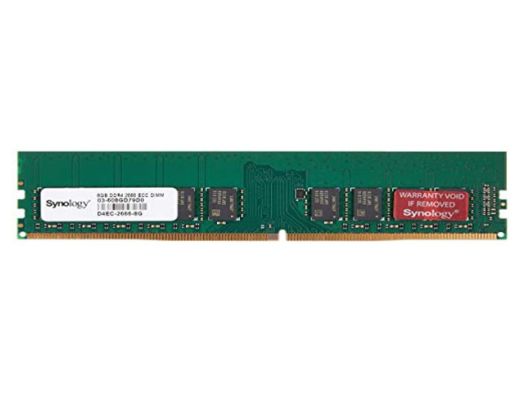 Synology memorija 8 GB DDR4 ECC Unbuffered DIMM (D4EU01-8G)